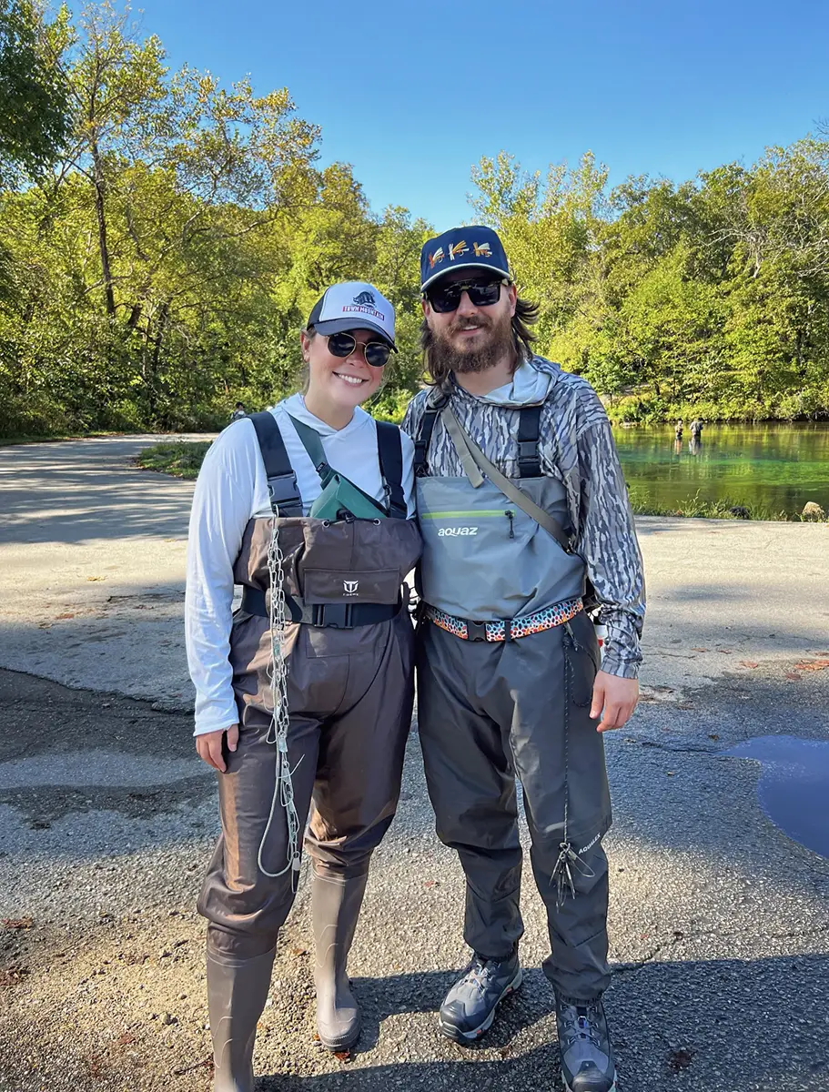 Maddie on fishing trip